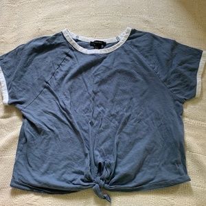 Forever 21 Blue Crop Top